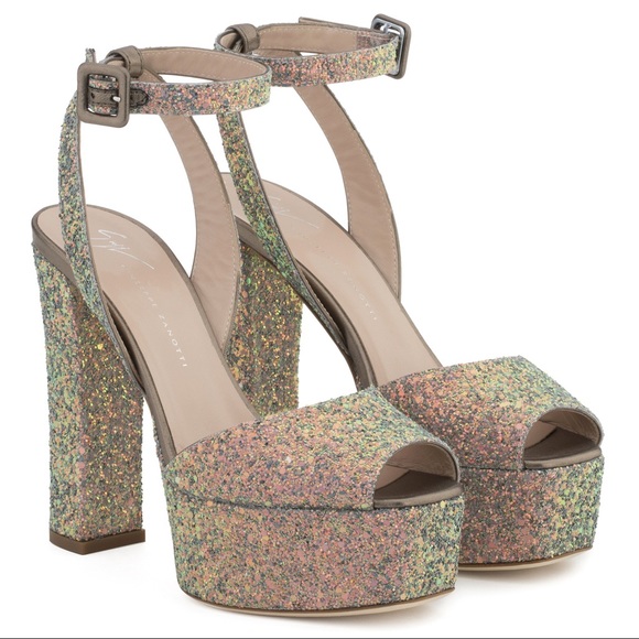 giuseppe zanotti NIB glitter platform heel - Picture 4 of 9
